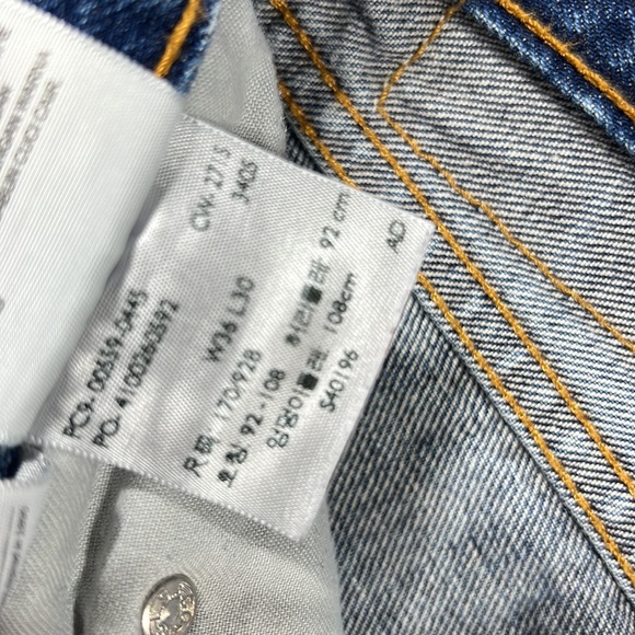 Levi’s 559 Denim Blue Jeans Relaxed Fit Straight Leg Zip Fly 36 x 30 - Picture 12 of 14